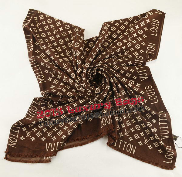 Louis Vuitton Scarves Cashmere LV6718 Brown