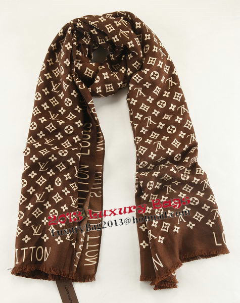 Louis Vuitton Scarves Cashmere LV6718 Brown