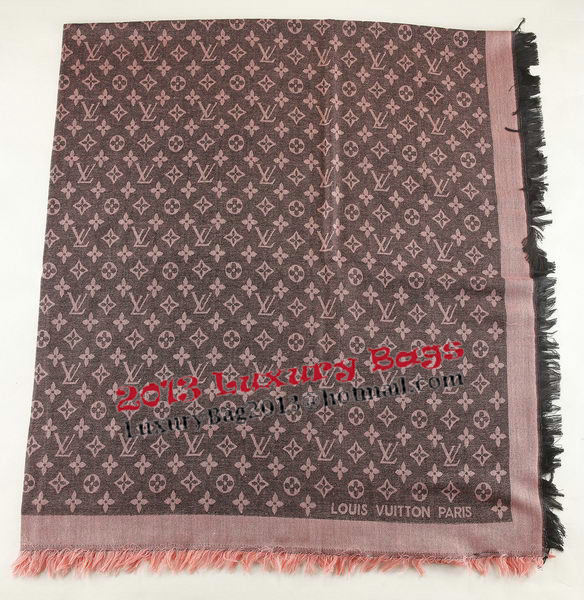 Louis Vuitton Scarves Cotton LV6723G Black&Pink