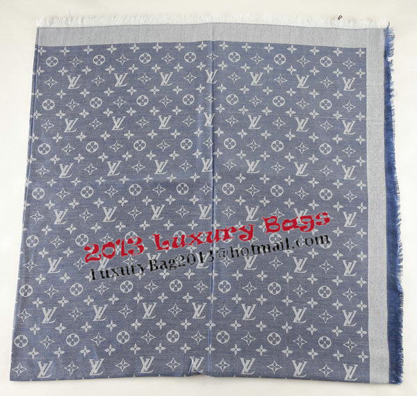 Louis Vuitton Scarves Cotton LV6723I Sky Blue