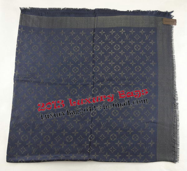 Louis Vuitton Scarves Cotton LV6724B Navy blue