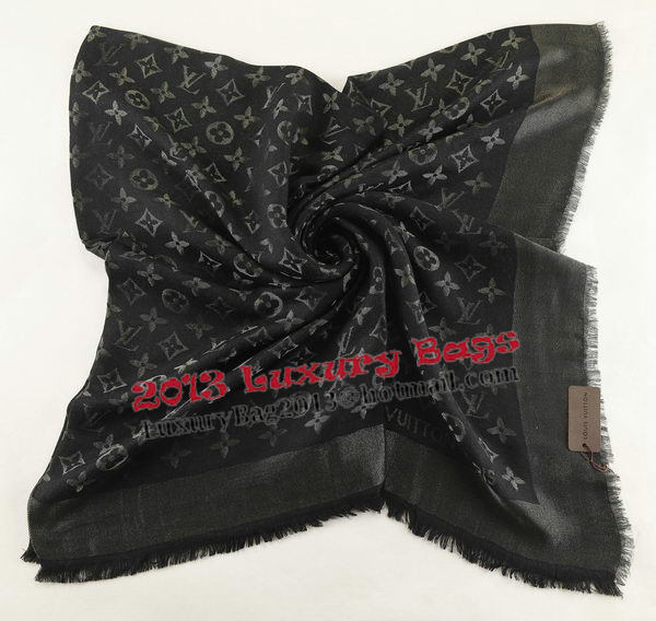 Louis Vuitton Scarves Cotton LV6724F Black