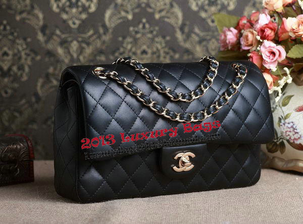 Chanel 2.55 Series Bag Original Black Sheepskin CHA1112 Gold