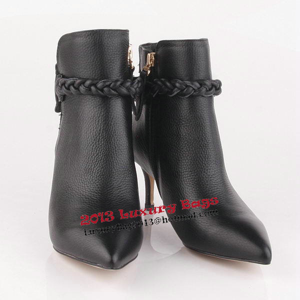 Valentino Ankle Boots 65MM Heels Sheepskin Leather VT189 Black