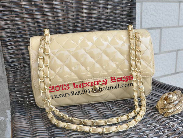 Chanel 2.55 Series Bag Apricot Sheepskin Leather CHA1112 Gold