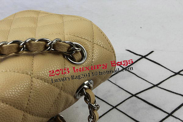 Chanel 2.55 Series Bags Apricot Cannage Pattern Leather CFA1112 Silver