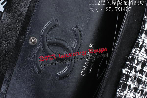 Chanel 2.55 Series Flap Bags Fabric CHA1112 Black