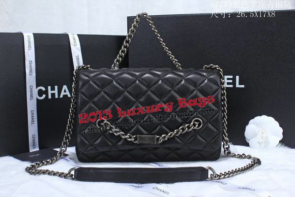 Chanel Sheepskin Leather Flap Bags A67233 Black