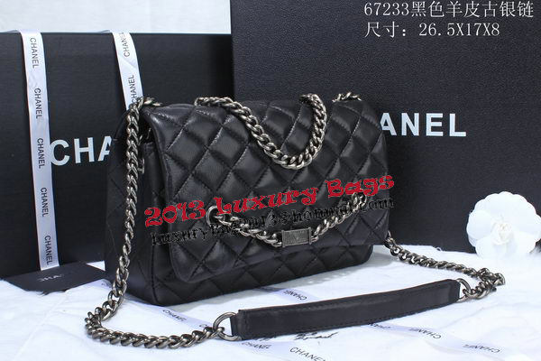 Chanel Sheepskin Leather Flap Bags A67233 Black