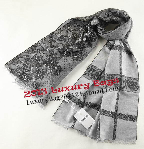 Valentino Scarves Cashmere VT6735C Gray