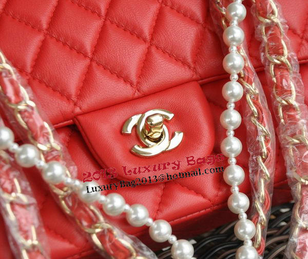 Chanel 2.55 Series Bags Sheepskin Leather A1112P Red