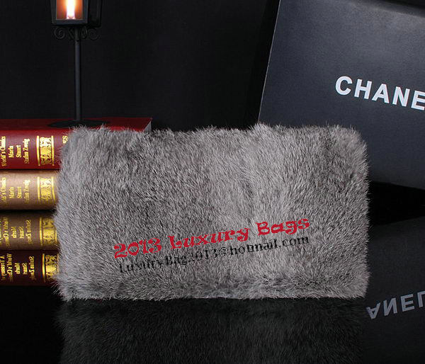 Chanel Cony Hair Flap Bags A92592P Deep Grey