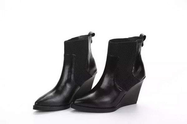 Alexander Wang Sheepskin Leather Ankle Boot AW092 Black