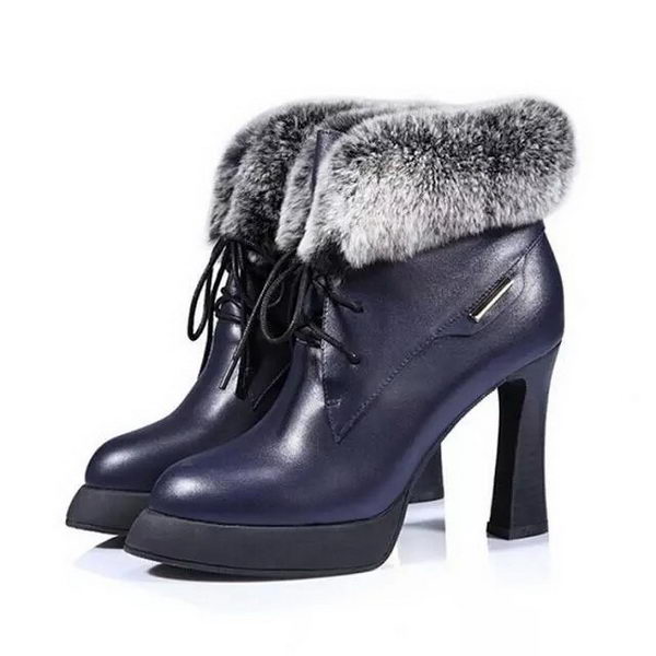 PRADA Sheepskin Leather Ankle Boot PD337 Royal