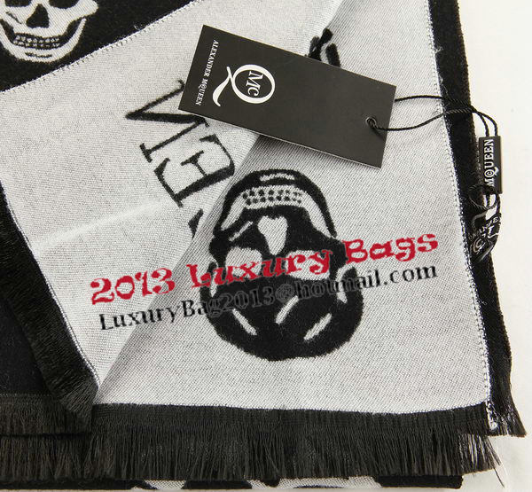 Alexander McQueen Scarves Cashmere MCQ04 Black