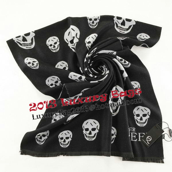 Alexander McQueen Scarves Cashmere MCQ04 Black