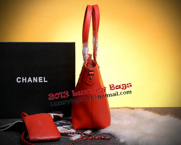 Chanel 31 Ruc Cambon Tote Bag A61888 Red