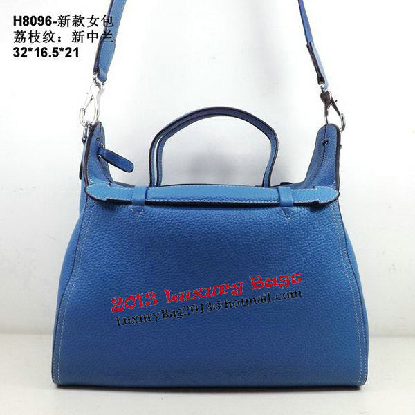 Hermes Oxer Top Handle Messenger Bag H8096 SkyBlue