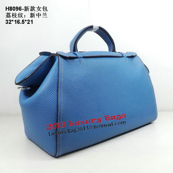 Hermes Oxer Top Handle Messenger Bag H8096 SkyBlue