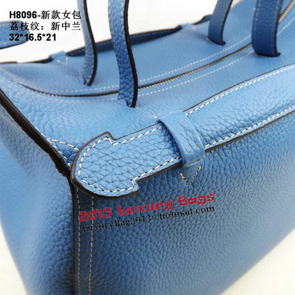 Hermes Oxer Top Handle Messenger Bag H8096 SkyBlue