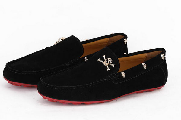 Alexander McQueen Suede Leather Casual Shoes MCQ251 Black