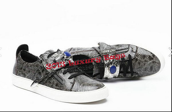 Giuseppe Zanotti Casual Shoes Snake Leather GZ0375 Grey