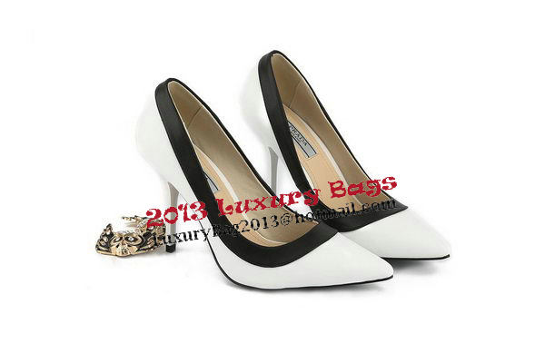 Prada Sheepskin Leather Pump PD339 White