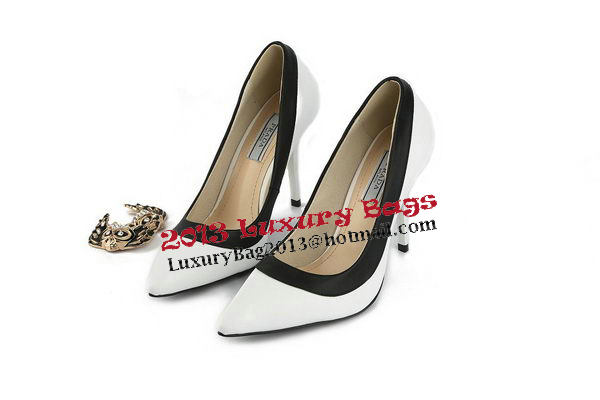 Prada Sheepskin Leather Pump PD339 White