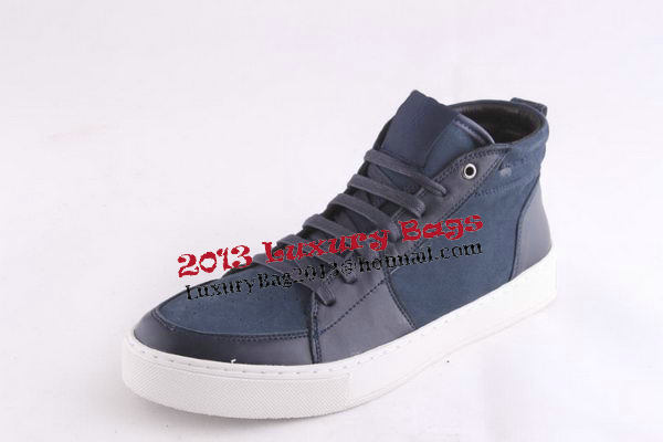 Yves Saint Laurent Casual Shoes Suede Leather YSL236 Blue