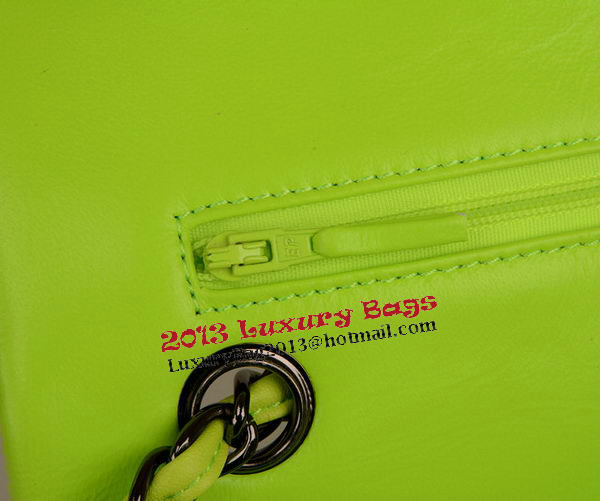 Chanel 2.55 Series Classic Flap Bag Velvet CF1112 Green