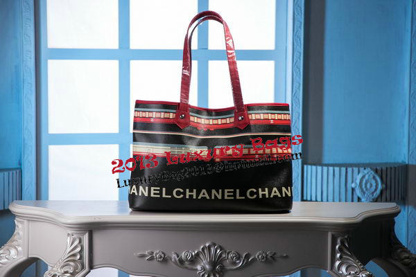 Chanel Grainy Leather Tote Bag CHA6010 Black