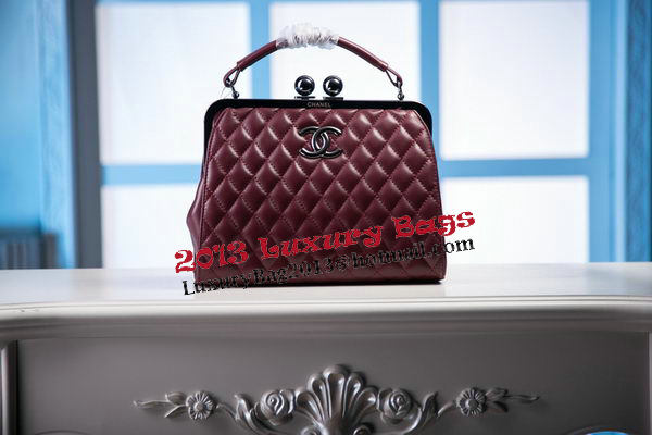 Chanel Original Leather Shoulder Bag A33816 Burgundy