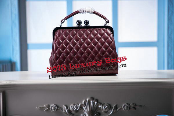 Chanel Original Leather Shoulder Bag A33816 Burgundy