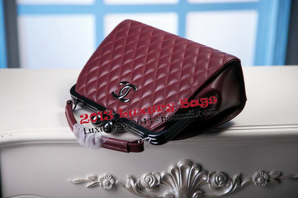 Chanel Original Leather Shoulder Bag A33816 Burgundy