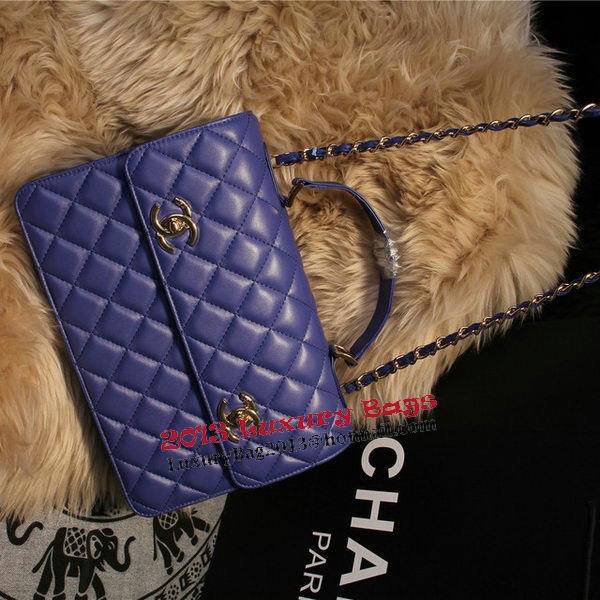 Chanel Shoulder Bag Sheepskin Leather A67059 Royal