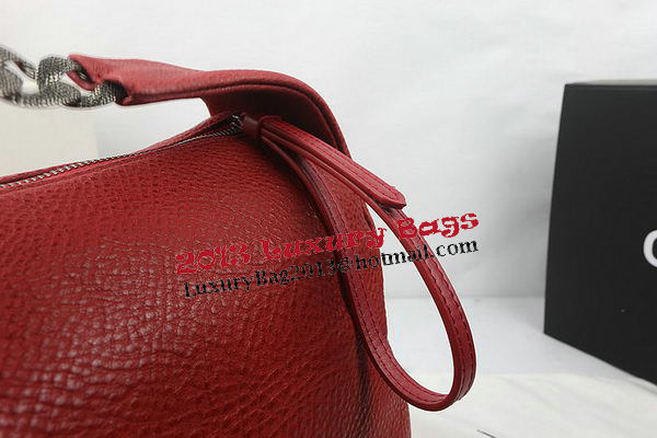 Chanel Top Original Leather Hobo Bag A92170 Red