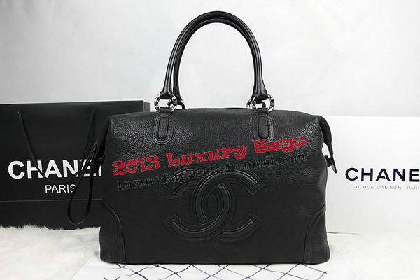 Chanel Top Original Leather Tote Bag A69236 Black