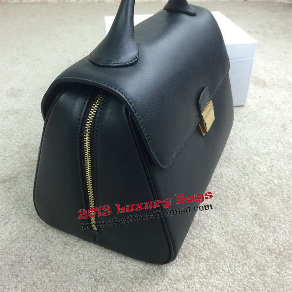 Celine Top Handle Bag Original Leather C20135L Black