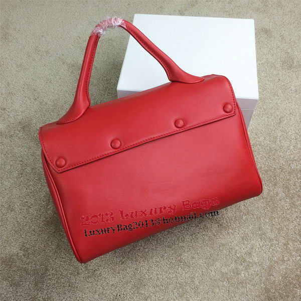 Celine Top Handle Bag Original Leather C20135L Red