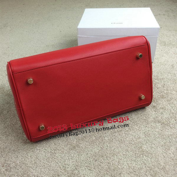 Celine Top Handle Bag Original Leather C20135L Red