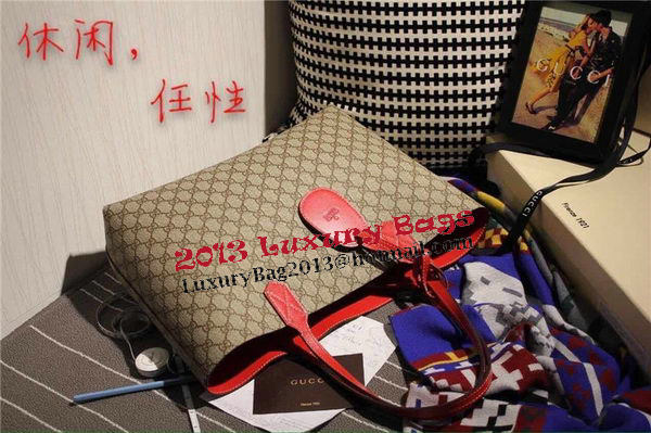 Gucci Reversible GG Leather Tote Bags 368568 Red