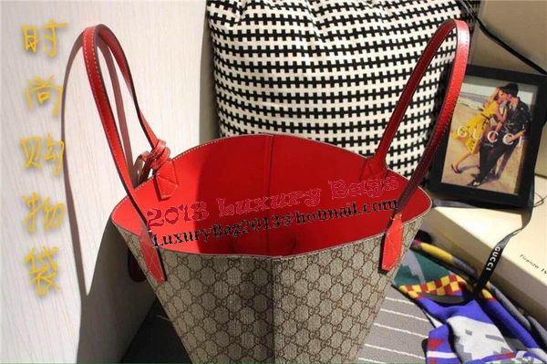 Gucci Reversible GG Leather Tote Bags 368568 Red