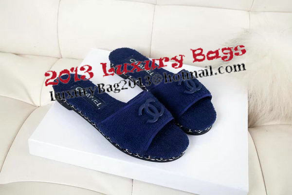 Chanel Villus Slippers CH1011YZM Blue