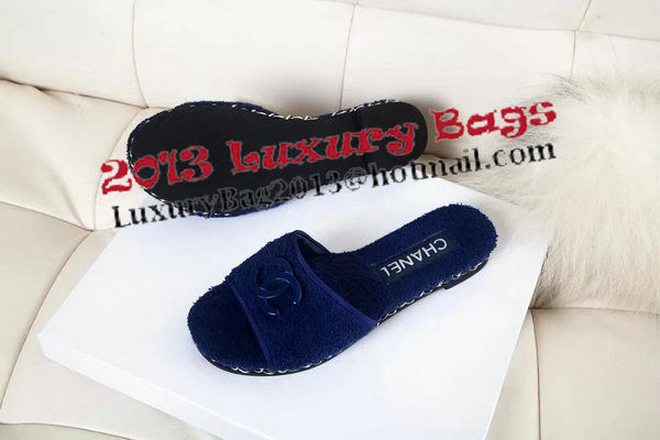 Chanel Villus Slippers CH1011YZM Blue