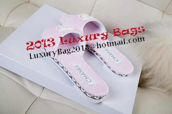 Chanel Villus Slippers CH1011YZM Pink