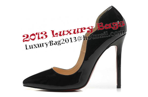 Christian Louboutin 120mm Pump Patent Leather CL1485 Black