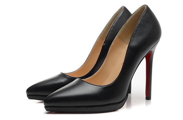 Christian Louboutin 120mm Pump Sheepskin Leather CL1486 Black