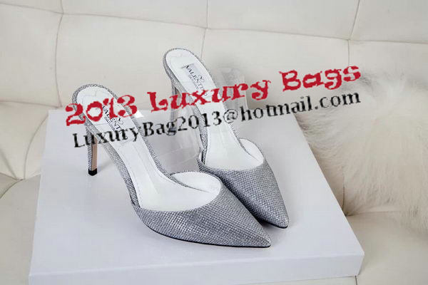 Valentino Leather 70cm Sandal VT335YZM Silver