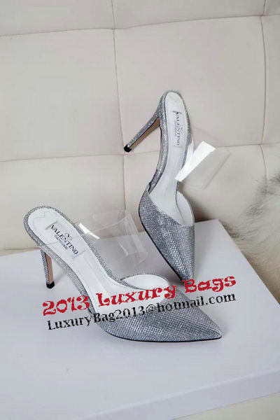 Valentino Leather 70cm Sandal VT335YZM Silver