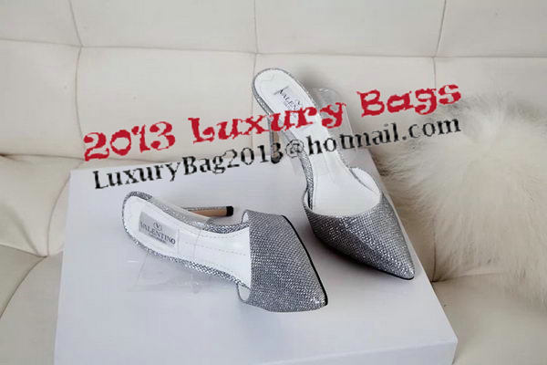 Valentino Leather 70cm Sandal VT335YZM Silver